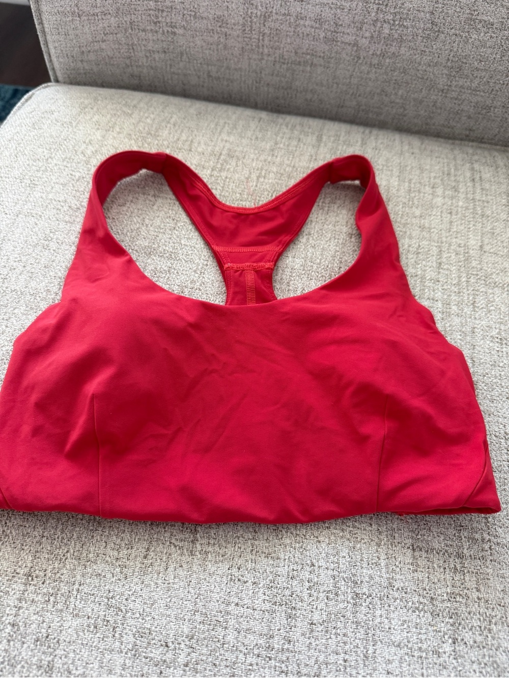 Lululemon Red Racerback Sports Bra